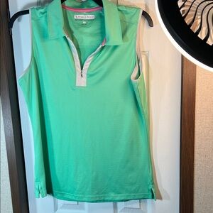 Pebble beachWomen's Aqua Sleeveless Tank